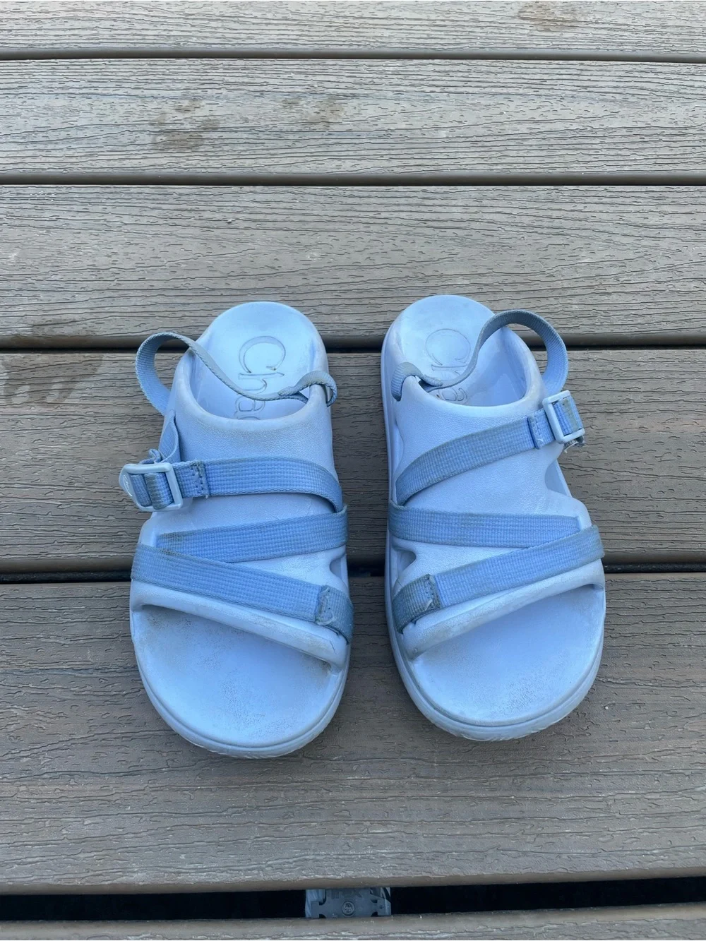 Chaco Kids Light Blue Strap Sandals